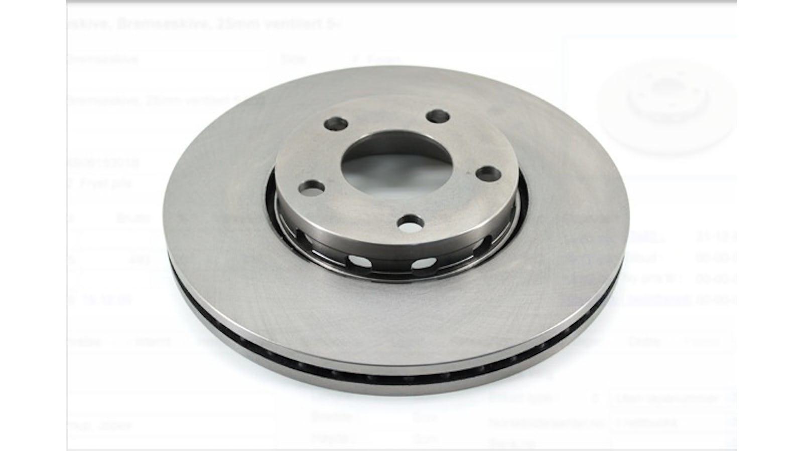 Bremsesett med calipere