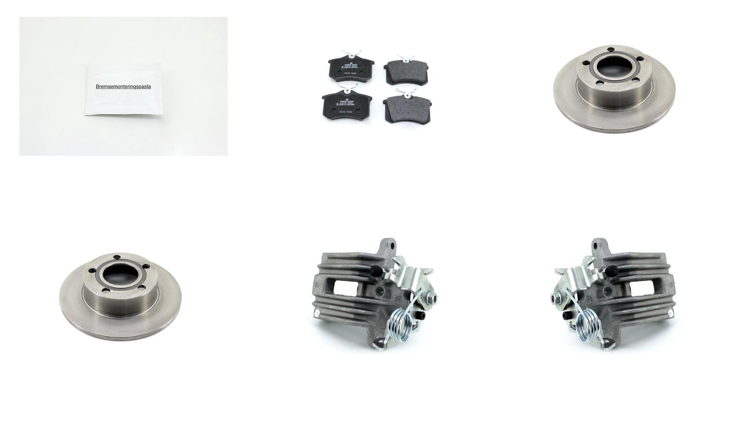 Bremsesett med calipere