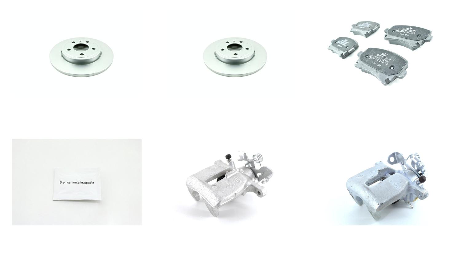 Bremsesett med calipere