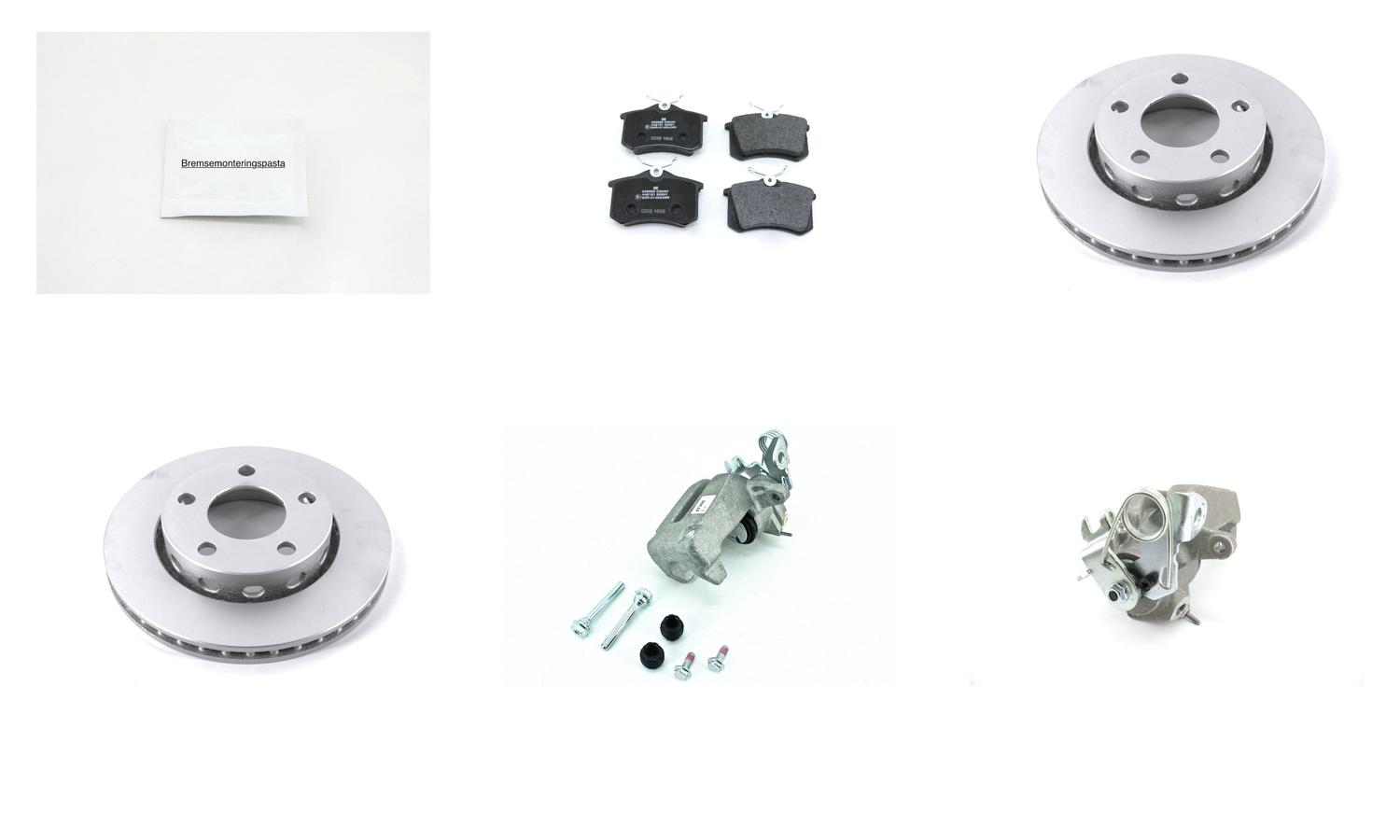 Bremsesett med calipere