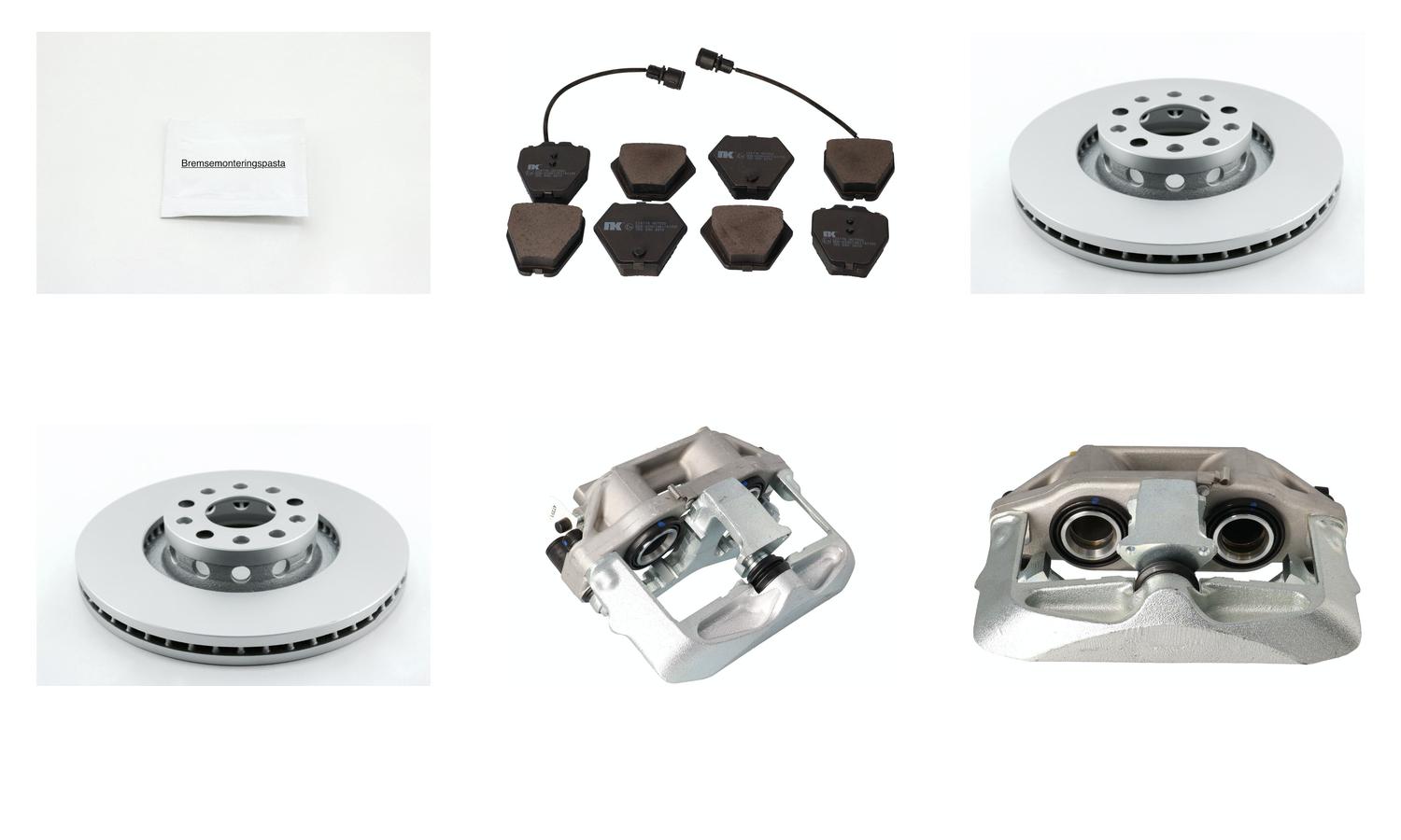 Bremsesett med calipere