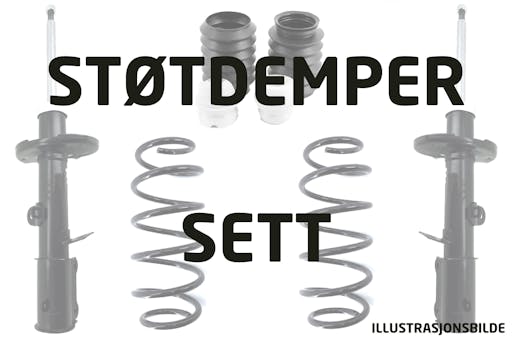 Støtdemper- og fjærsett