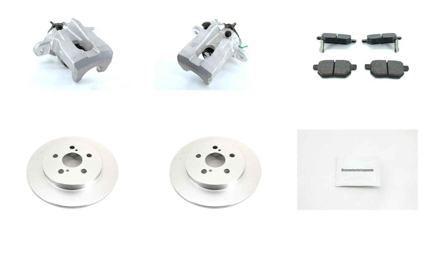 Bremsesett med calipere