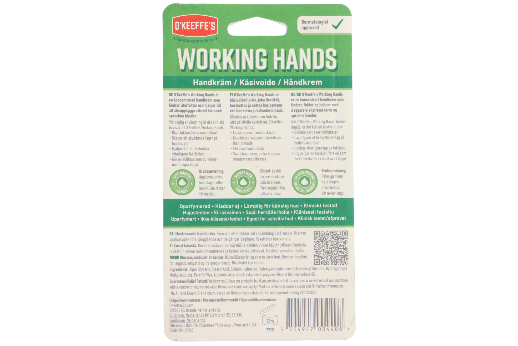 OKeeffes Working Hands håndkrem