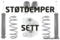 Støtdemper- og fjærsett
