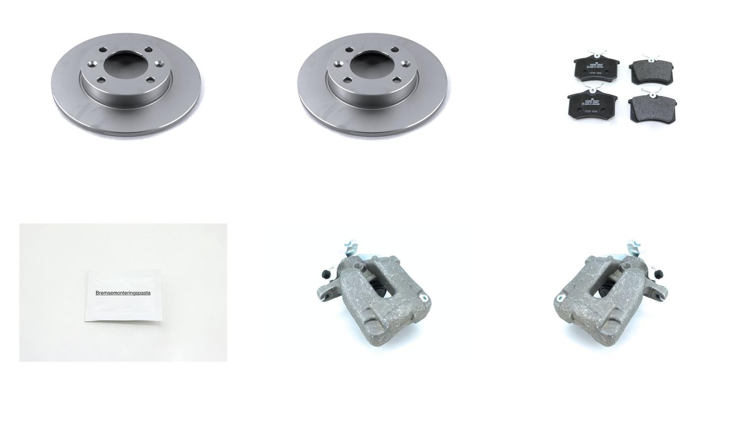 Bremsesett med calipere