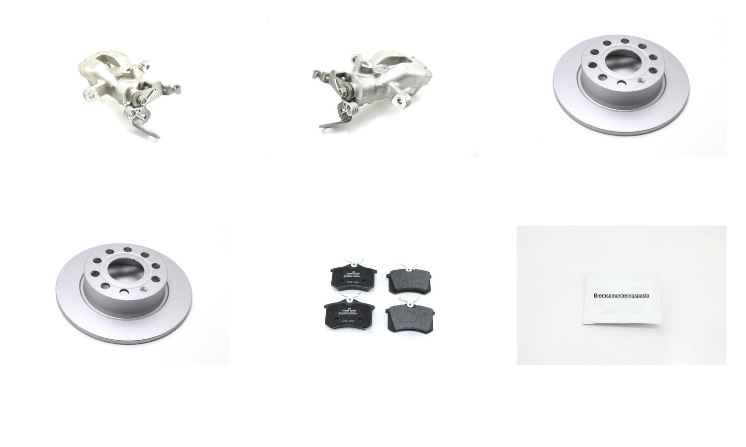 Bremsesett med calipere