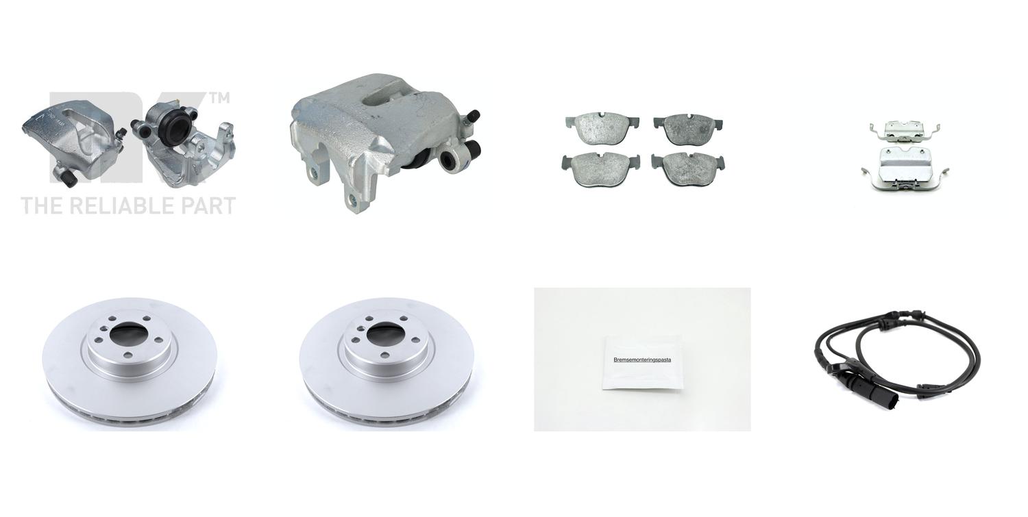 Bremsesett med calipere