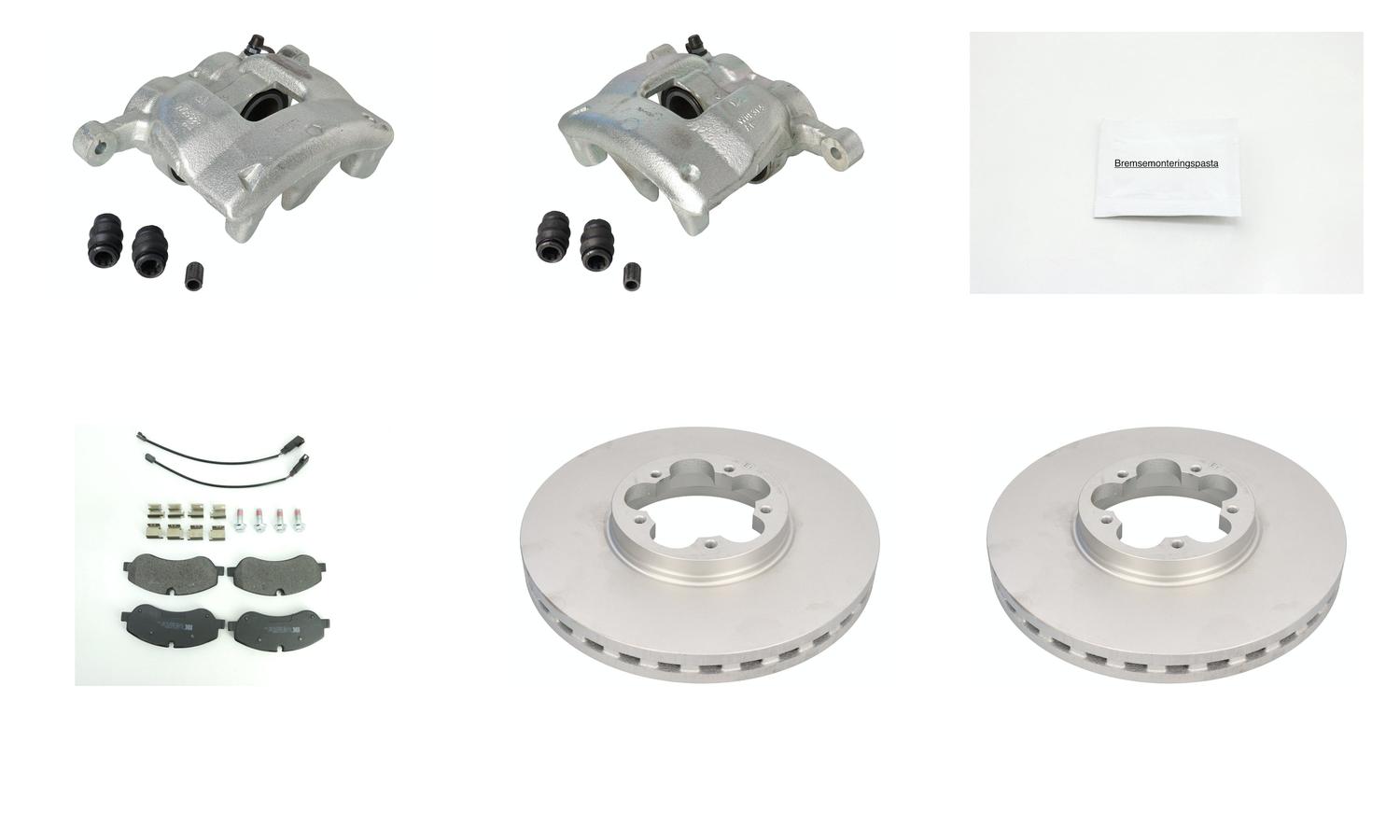 Bremsesett med calipere