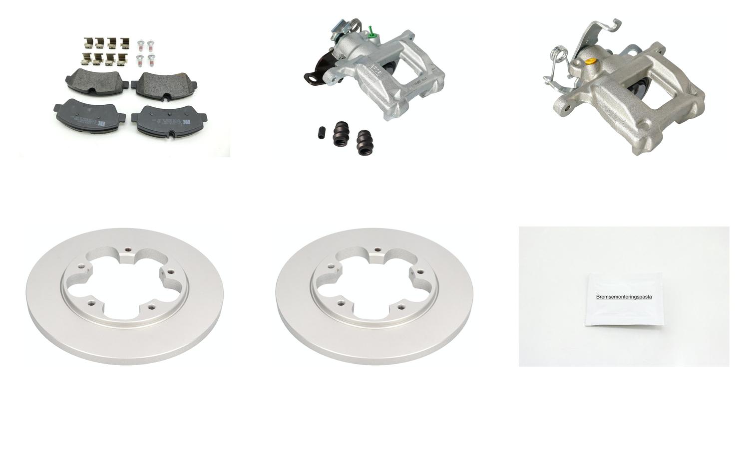 Bremsesett med calipere