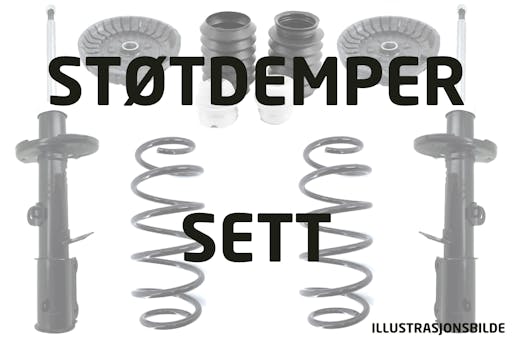 Støtdemper- og fjærsett til Peugeot