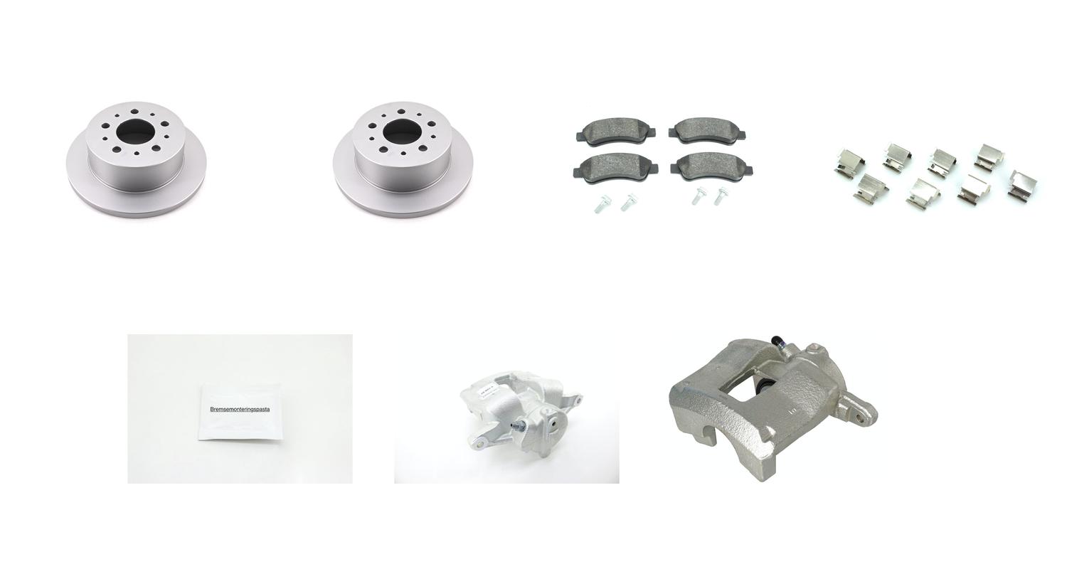 Bremsesett med calipere