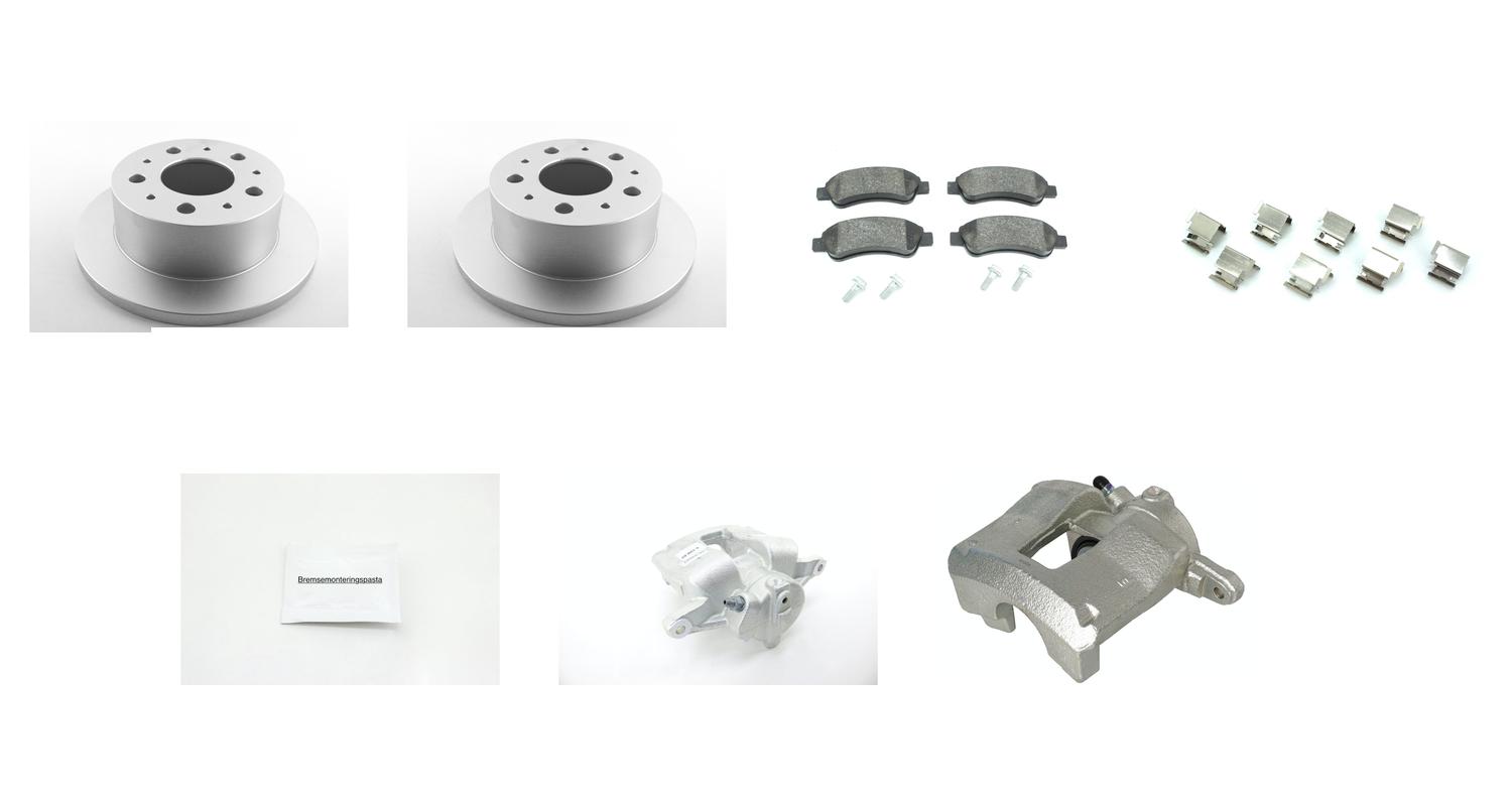 Bremsesett med calipere