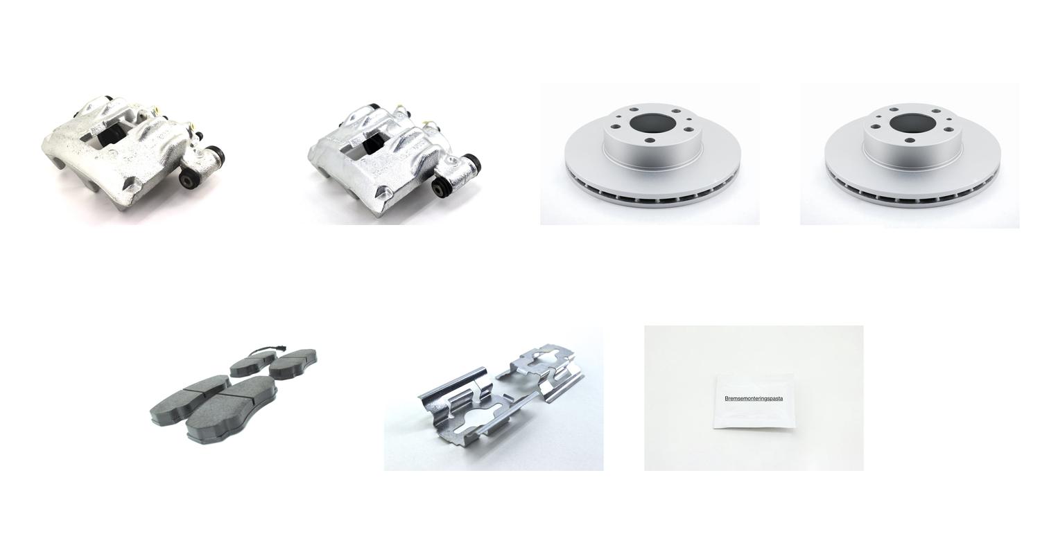 Bremsesett med calipere