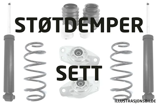 Støtdemper- og fjærsett