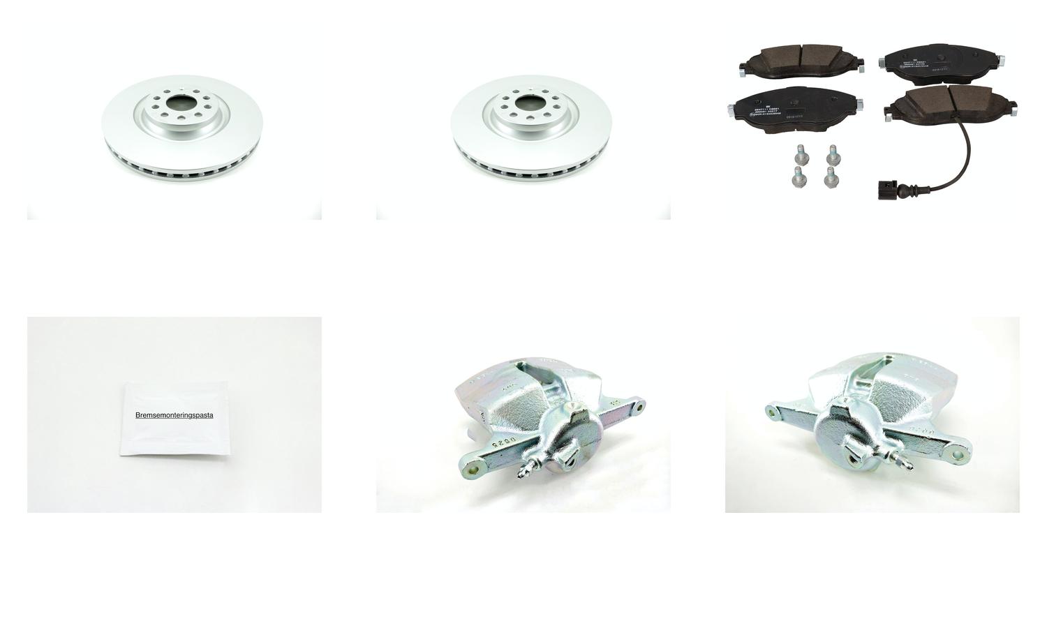 Bremsesett med calipere