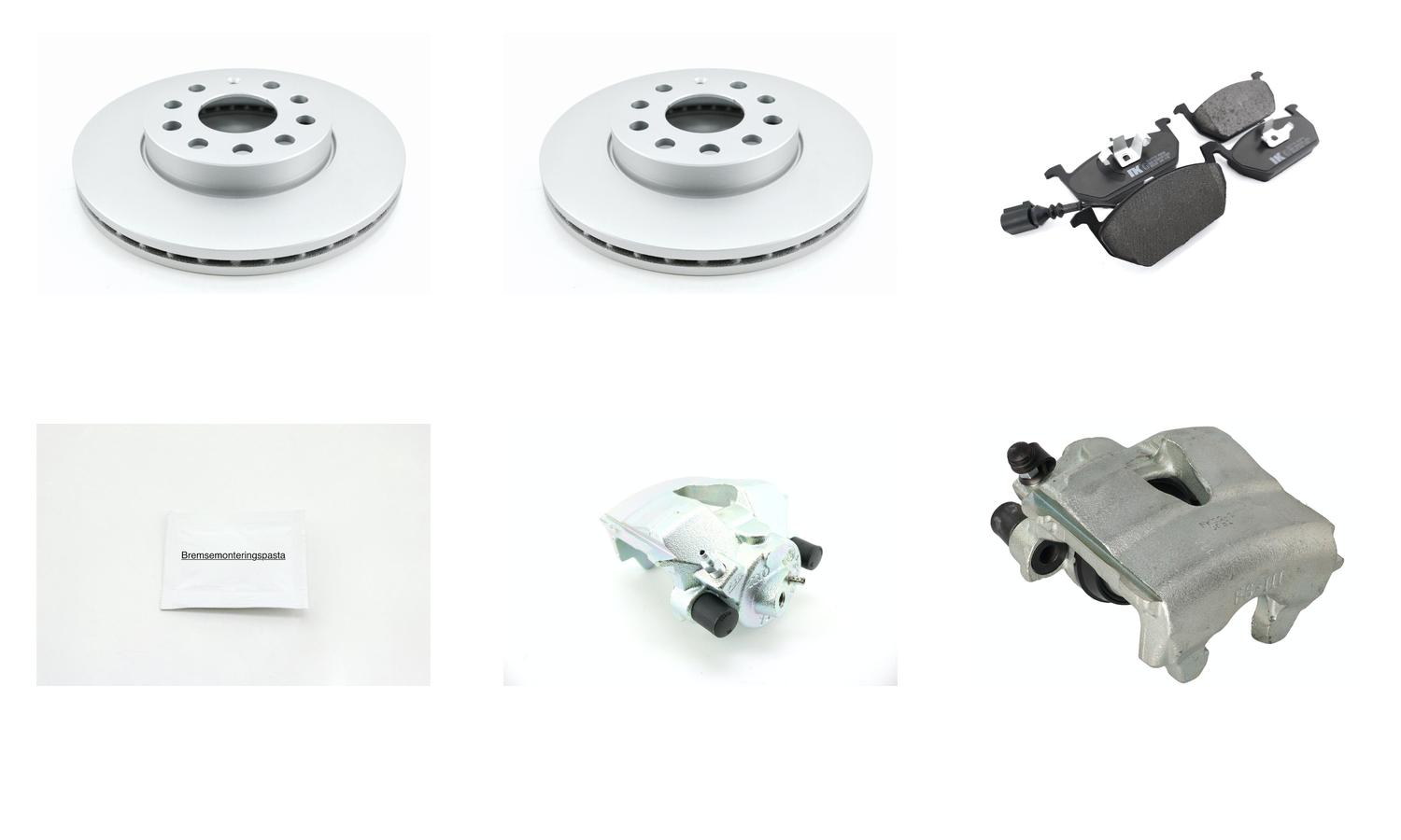 Bremsesett med calipere