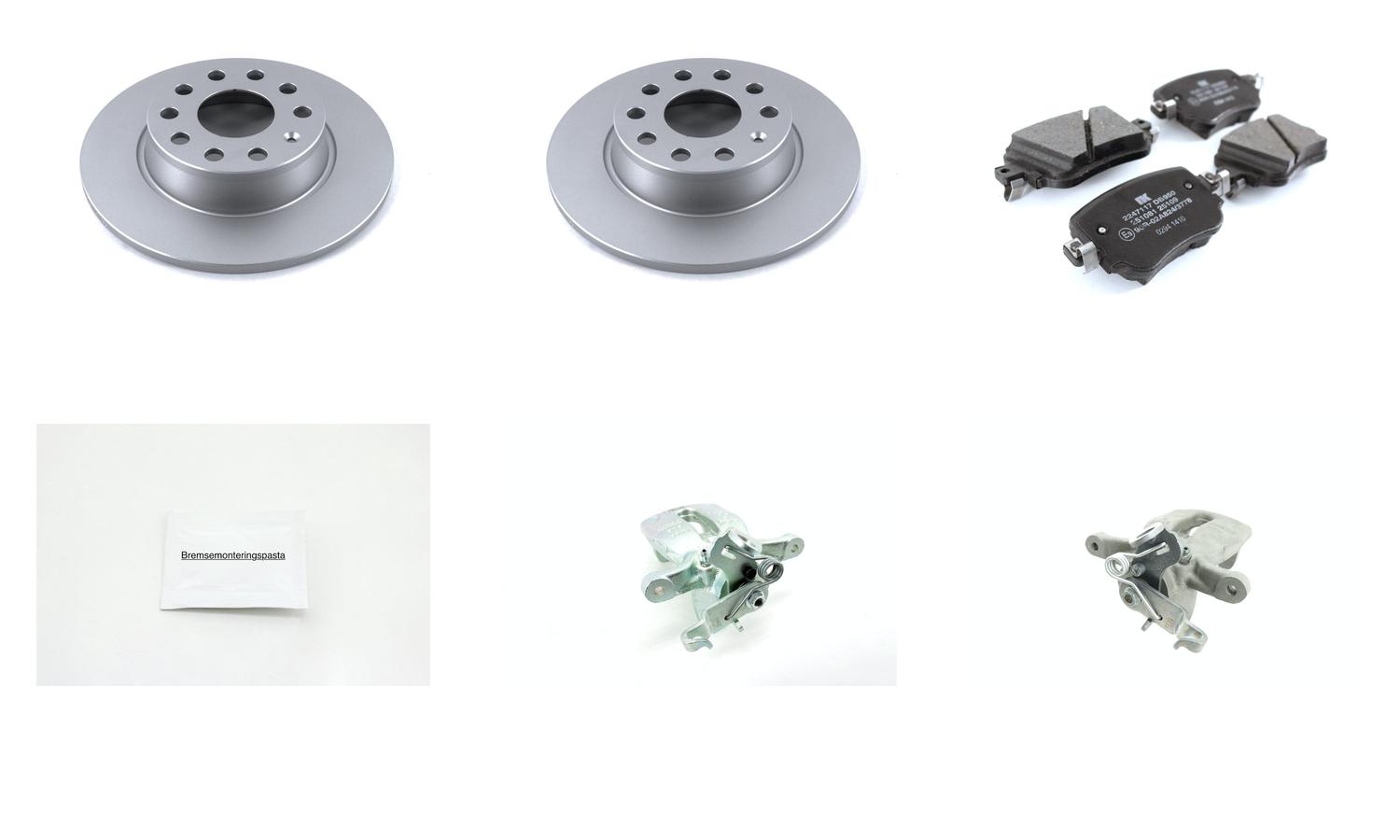 Bremsesett med calipere