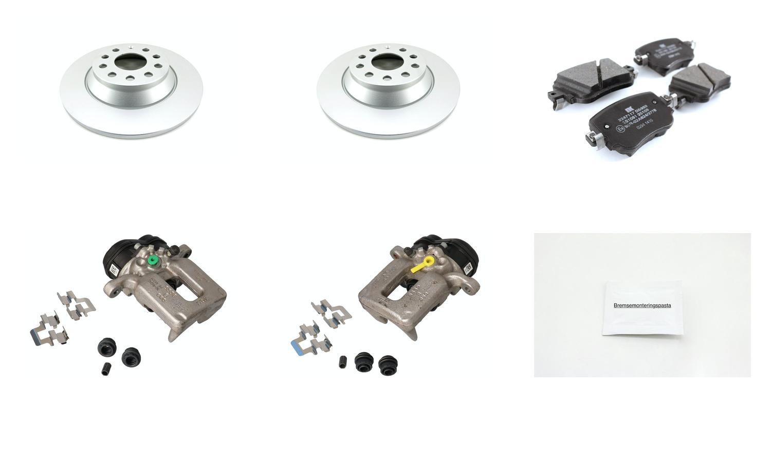 Bremsesett med calipere