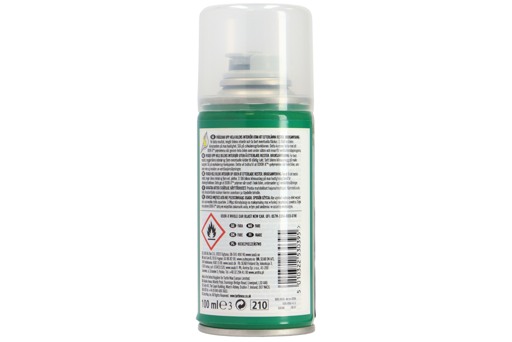 Odor-X Whole Car Blast New Car 100 ml