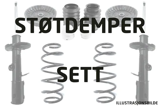 Støtdemper- og fjærsett