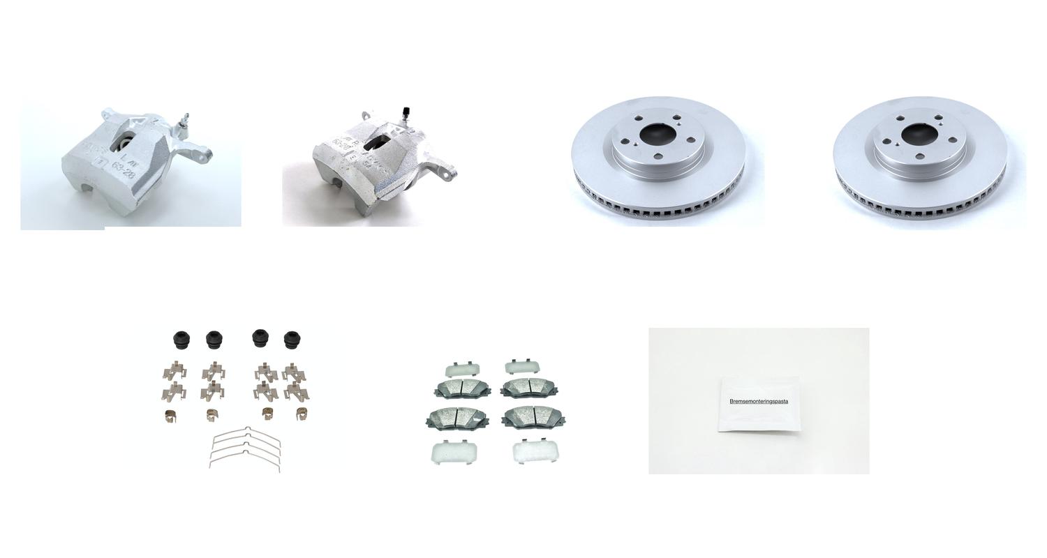 Bremsesett med calipere