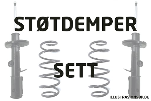 Støtdemper- og fjærsett