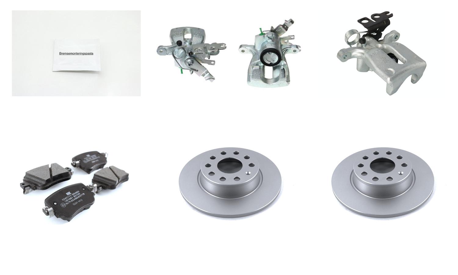 Bremsesett med calipere