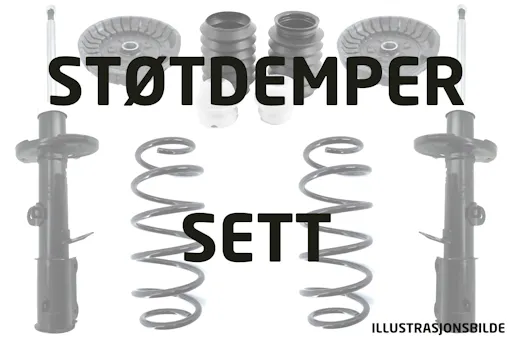 Støtdemper- og fjærsett