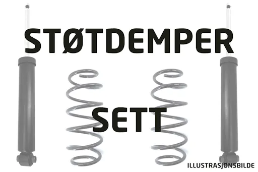 Støtdemper- og fjærsett