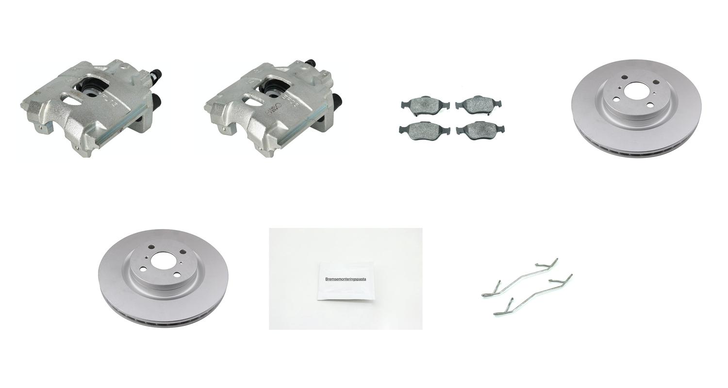 Bremsesett med calipere