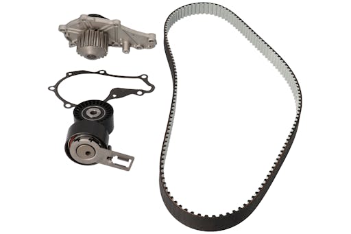 Registerreimsett med vannpumpe