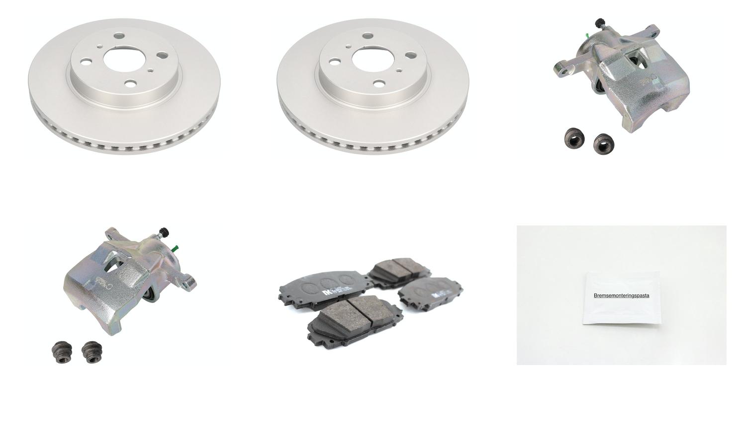 Bremsesett med calipere