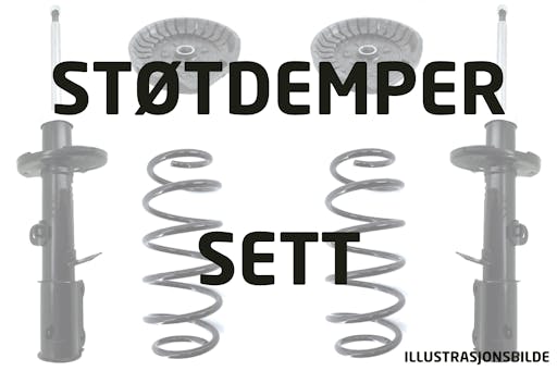 Støtdemper- og fjærsett