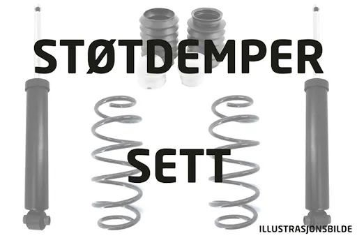 Støtdemper- og fjærsett