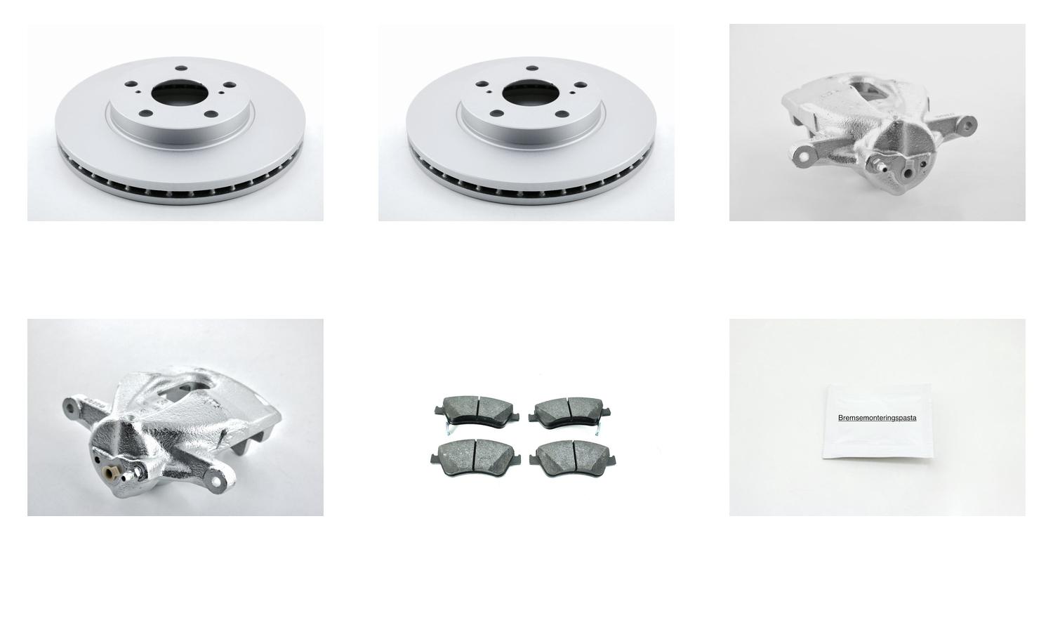 Bremsesett med calipere