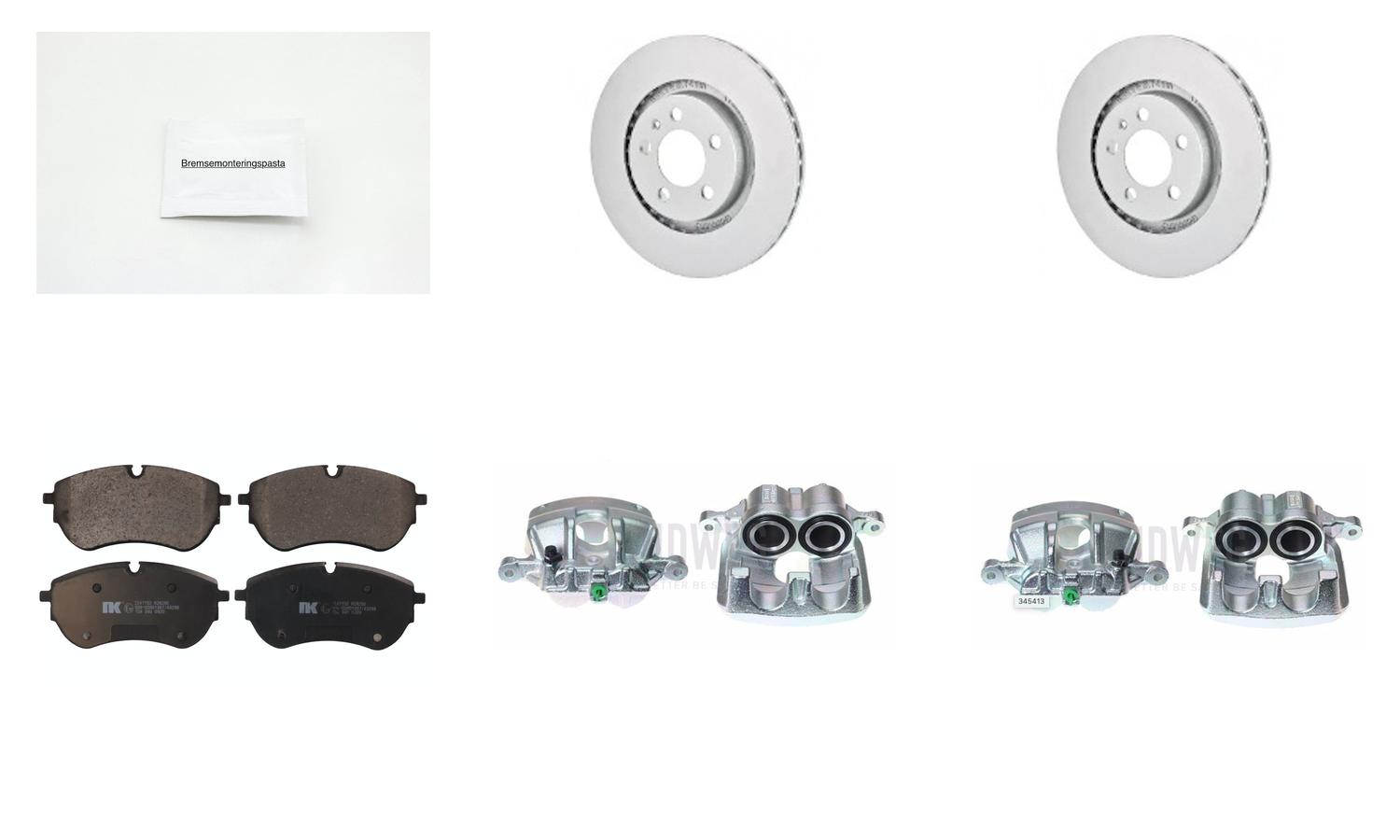 Bremsesett med calipere