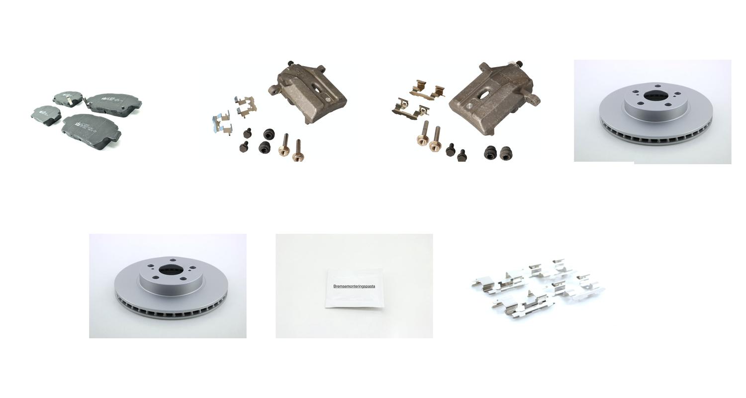 Bremsesett med calipere