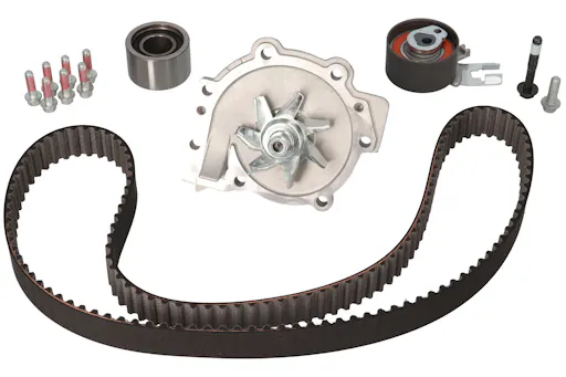 Registerreimsett med vannpumpe