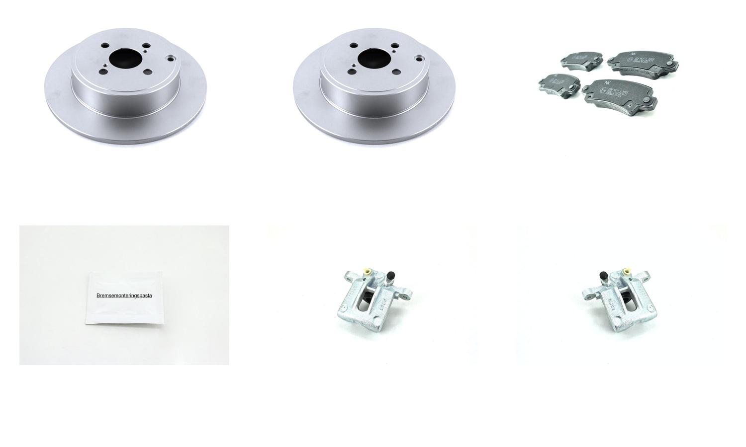 Bremsesett med calipere