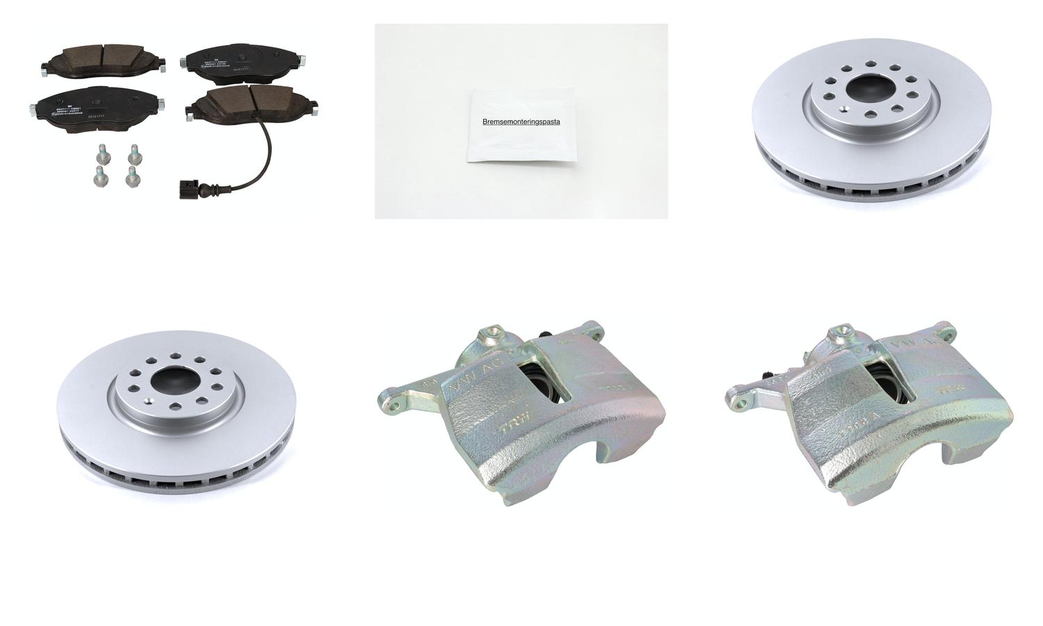 Bremsesett med calipere