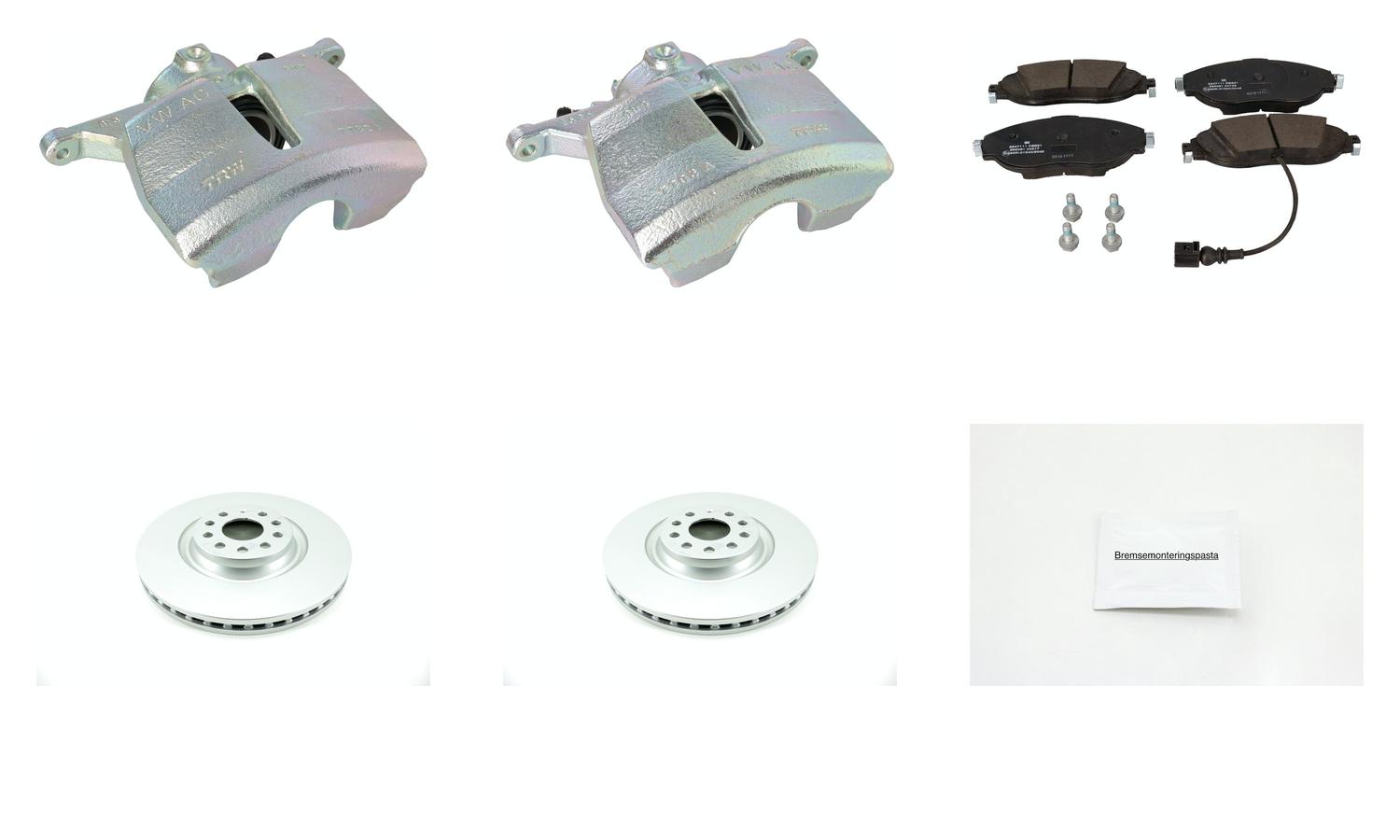 Bremsesett med calipere