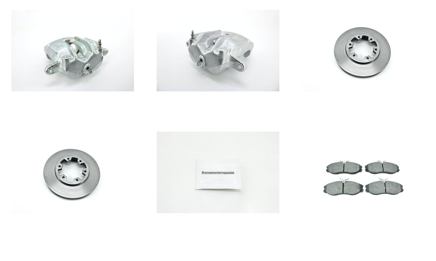 Bremsesett med calipere