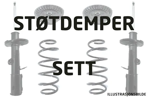 Støtdemper- og fjærsett