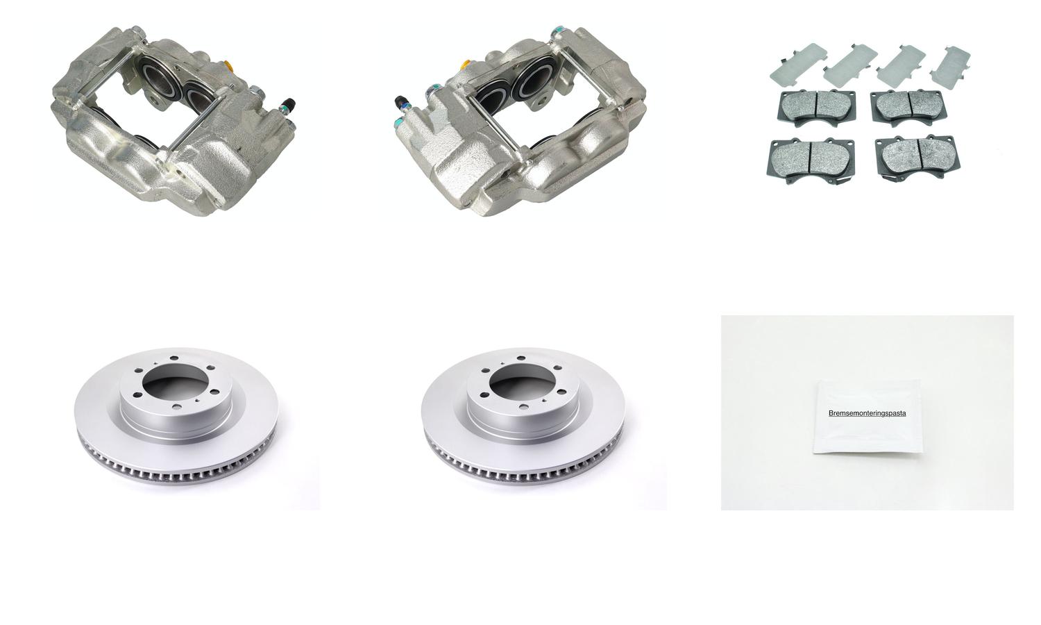 Bremsesett med calipere