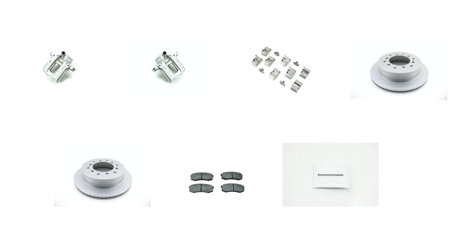 Bremsesett med calipere