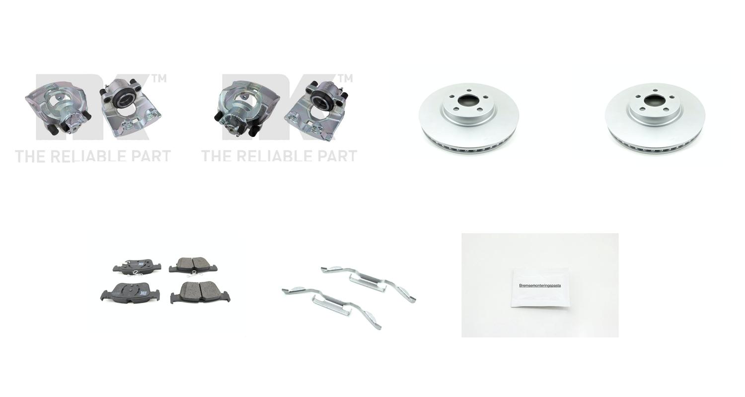 Bremsesett med calipere til Ford