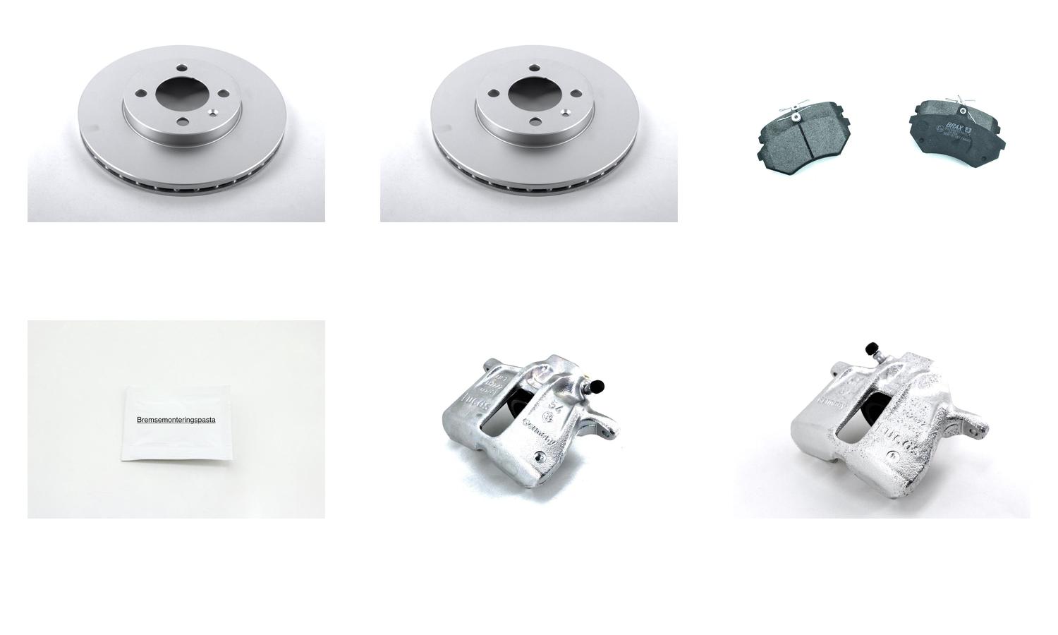 Bremsesett med calipere