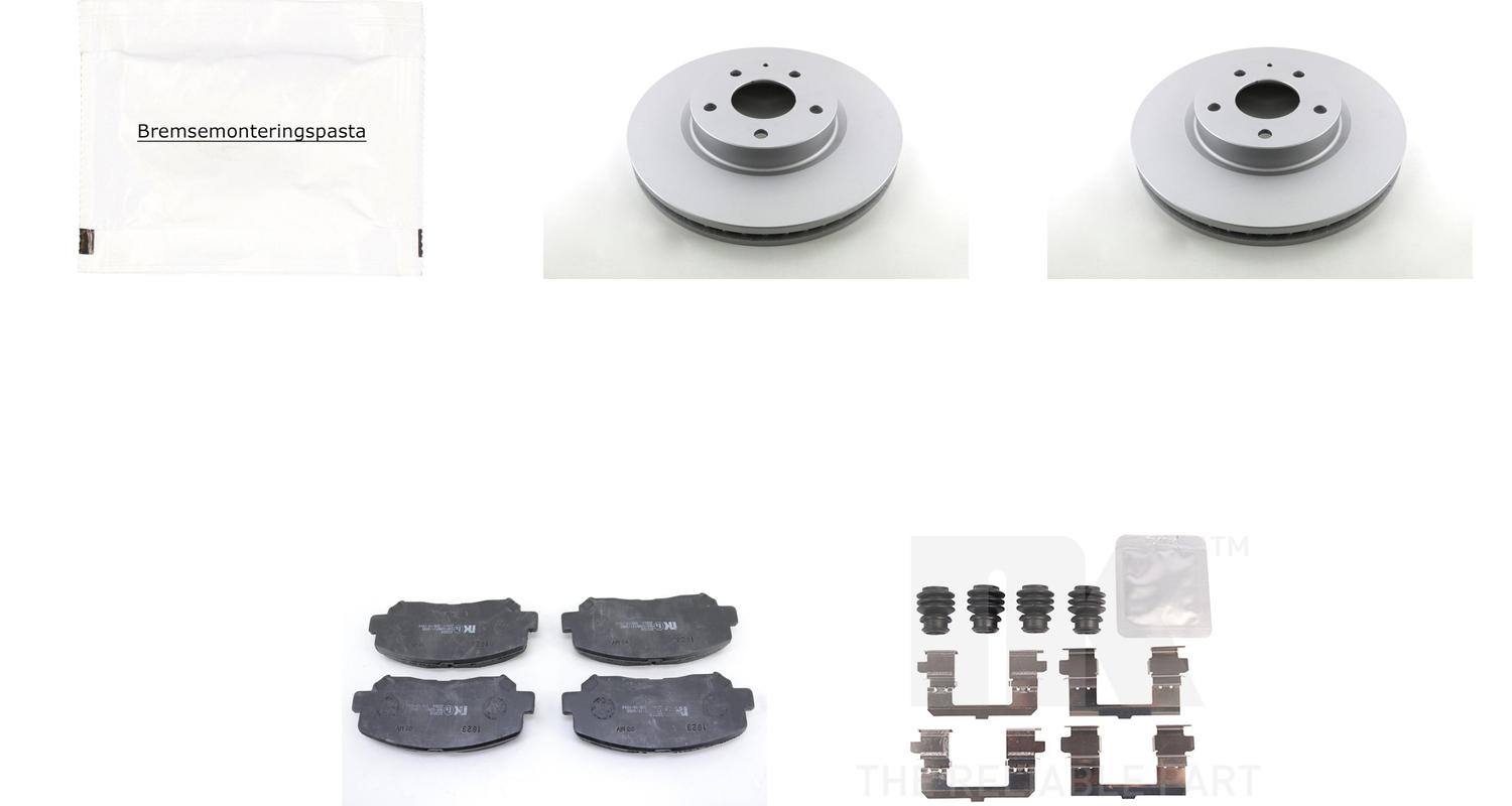 Bremsesett til Mazda