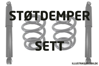 Støtdemper- og fjærsett